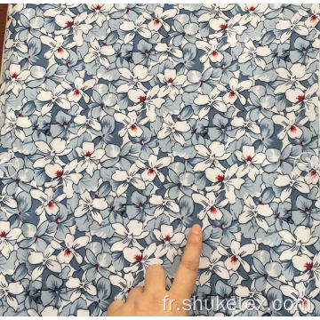 Tissu à tricoter peau de pêche Spandex